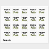 Sticker Carré Taille de cornichon (Feuille)