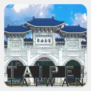 Sticker Carré Taipei