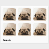 Sticker Carré Tan Female (Feuille)