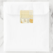 Sticker Carré Tarifs et courrier postal (Sac)