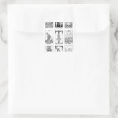 Sticker Carré tarot antique (Sac)