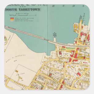 Sticker Carré Tarrytown, N Tarrytown