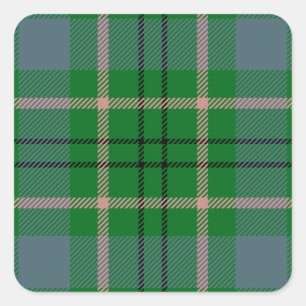 Sticker Carré Tartan de Taylor de clan