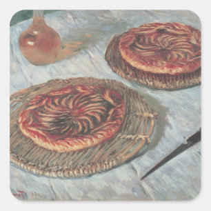 Sticker Carré Tartes de fruit de Claude Monet  , 1882