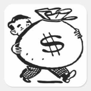 STICKER CARRÉ T'AS DE L'ARGENT ?