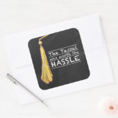 Sticker Carré Tassel Hassle Silver (Enveloppe)