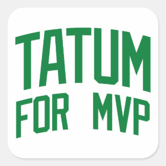 Sticker Carré Tatouage Pour MVP - Boston Basketball