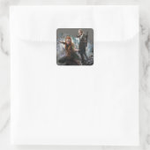 Sticker Carré TAURIEL™ et LEGOLAS GREENLEAF™ Graphique (Sac)