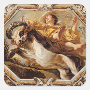 Sticker Carré Taurus, des signes du Zodiaque