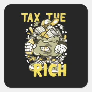 Sticker Carré Tax