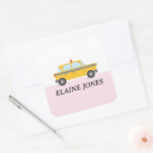 STICKER CARRÉ TAXI NYC (Enveloppe)