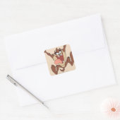 Sticker Carré TAZ™ Sautant (Enveloppe)