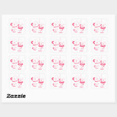 Sticker Carré Tea Time (Feuille)