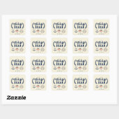 Sticker Carré Team Dean Gilmore Girls Design (Feuille)