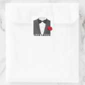 Sticker Carré Team Groom (tux) (Sac)