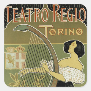 Sticker Carré Teatro REGIO Torino