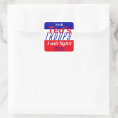 Sticker Carré Ted Cruz 2016 (Sac)