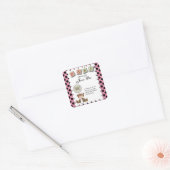 Sticker Carré Teddy Bear Baby (Enveloppe)