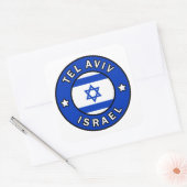 Sticker Carré Tel Aviv Israël (Enveloppe)