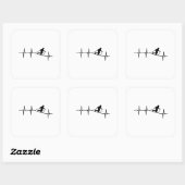 Sticker Carré Télémarketing (Feuille)