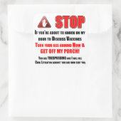 Sticker Carré Témoins JoHoVaxx (Sac)