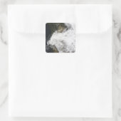 Sticker Carré Tempête de poussière dans l'est de Washington, USA (Sac)