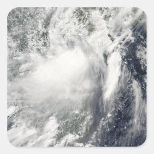 Sticker Carré Tempête tropicale Conson approchant le Vietnam