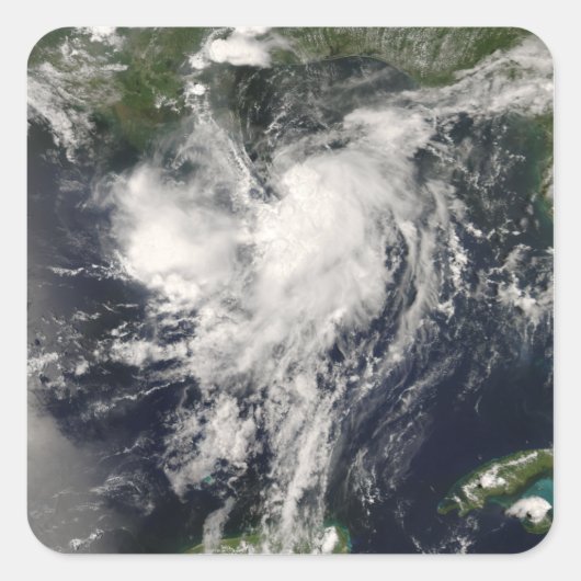 Sticker Carré Tempête tropicale Edouard (Devant)