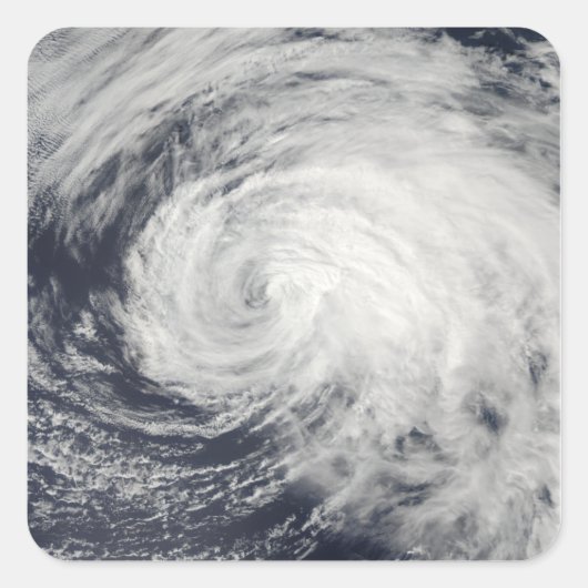 Sticker Carré Tempête tropicale Ele dans le Pacifique central (Devant)
