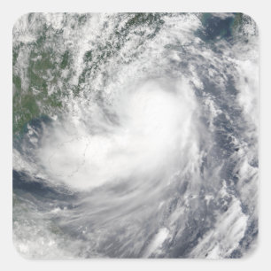 Sticker Carré Tempête tropicale Hagupit