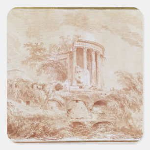 Sticker Carré Temple du Sybil chez Tivoli