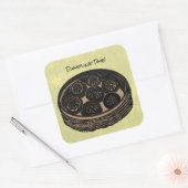 Sticker Carré Temps des raviolis (Enveloppe)