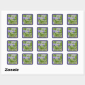 Sticker Carré Tenez-vous tranquilles (Feuille)