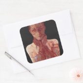 Sticker Carré Tenir à 2 (Enveloppe)