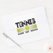 Sticker Carré Tennis - Match Jeu (Enveloppe)