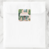 Sticker Carré Terrasse paisible à Rome (Sac)