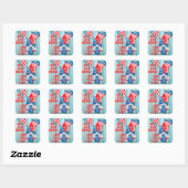 Sticker Carré Terre que j'aime (Feuille)