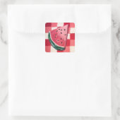 Sticker Carré T'es Un sur un Melon (Sac)