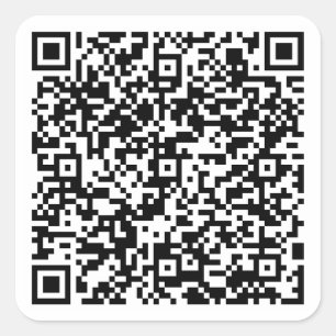 Sticker Carré test qr code url param