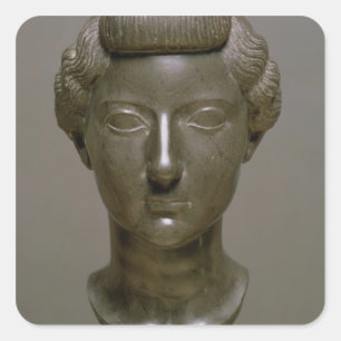Sticker Carré Tête de Livia Drusilla (ANNONCE 56 BC-29) romaine