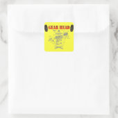 STICKER CARRÉ TÊTE D'ENFANT (Sac)