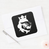 Sticker Carré Tête du lion (Enveloppe)