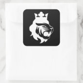 Sticker Carré Tête du lion (Sac)