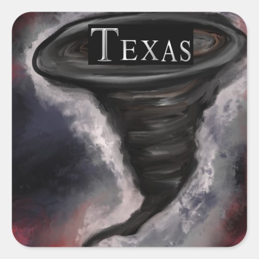 STICKER CARRÉ TEXAS (Devant)
