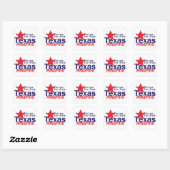 STICKER CARRÉ TEXAS (Feuille)