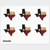 Sticker Carré Texas (Feuille)