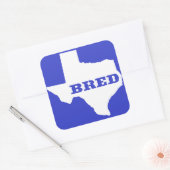 Sticker Carré Texas Bred (Enveloppe)