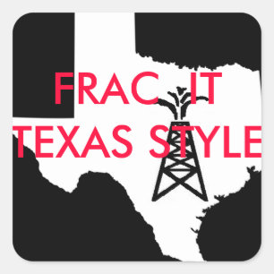 Sticker Carré texas frac