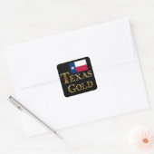 STICKER CARRÉ TEXAS OR (Enveloppe)