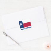 STICKER CARRÉ TEXAS ROCKS ! (Enveloppe)